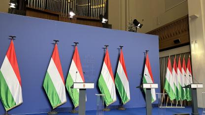 Megtört a jég: a Magyar Hang is részt vehetett Orbán Viktor évindító sajtótájékoztatóján