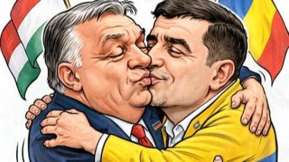 Orbán és Simion csókolózik – Elindult a Biztosvalasztas.ro