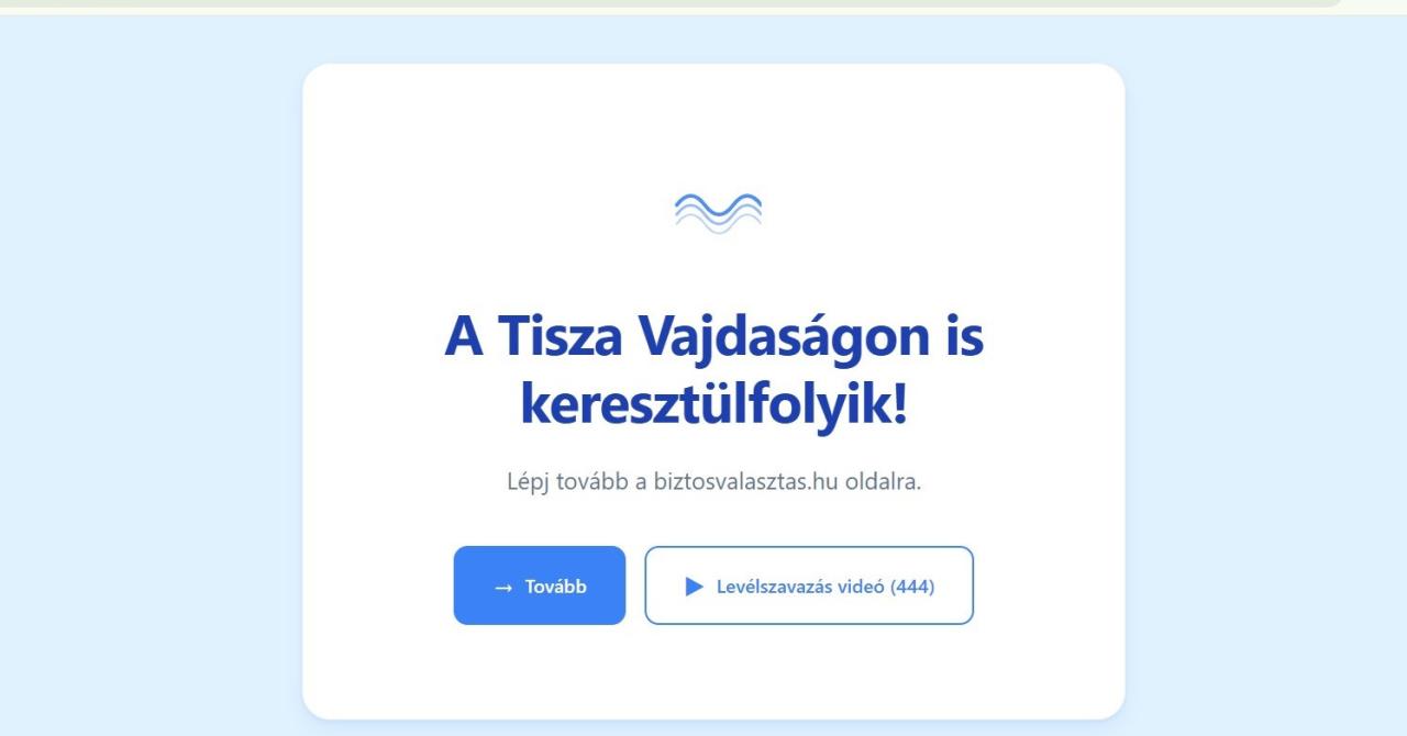 Már Szerbiában is hasít a „Biztos választás”