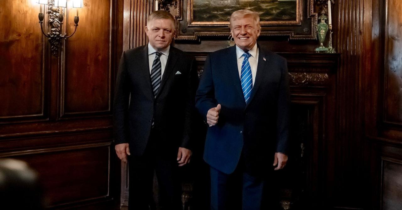 Trump Floridában tárgyalt Ficóval a nukleáris együttműködésről